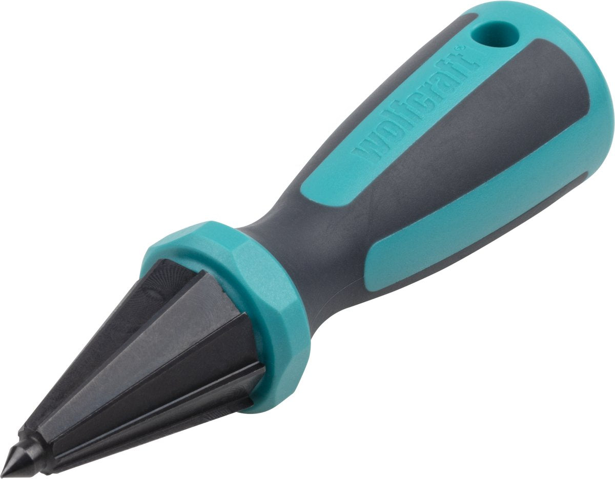 Wolfcraft - Körner für Gips - Handschneider für Löcher - Fräser - 4318000
