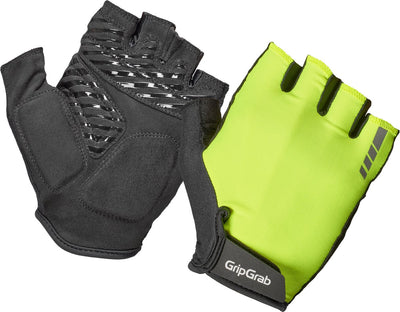 Gripgrab – Proride RC Max Kurzfinger-Sommer-Fahrradhandschuhe mit Polsterung – gelbe Hi-Vis – Herren – Größe XXL