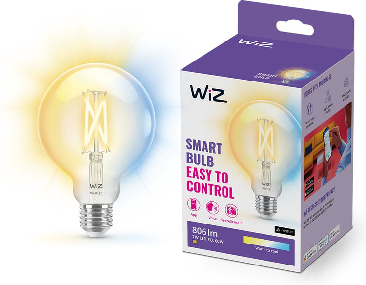 Wiz -Filament transparent G95 E27