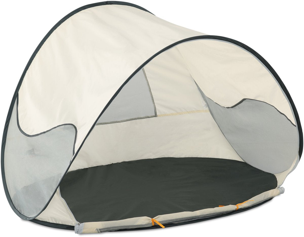 Luxuriöses Pop-Up-Strandzelt Deryan – Anti-UV 50+ – Creme