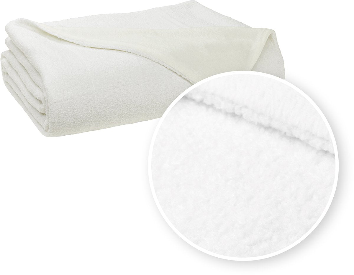 Meyco Home Bouclé-Tagesdecke – gebrochenes Weiß