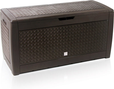 Prosperplast Aufbewahrungsbox – braun – Kunststoff – 310 Liter – 119 x 48 x 60 cm