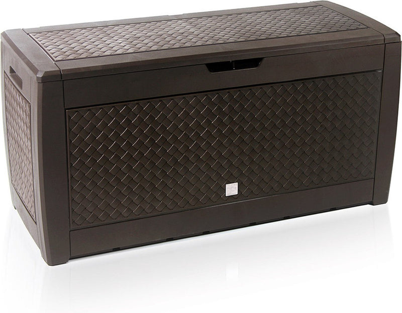 Prosperplast Aufbewahrungsbox – braun – Kunststoff – 310 Liter – 119 x 48 x 60 cm