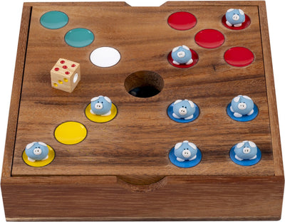 Engelhart Schweineloch - blau - Holz -