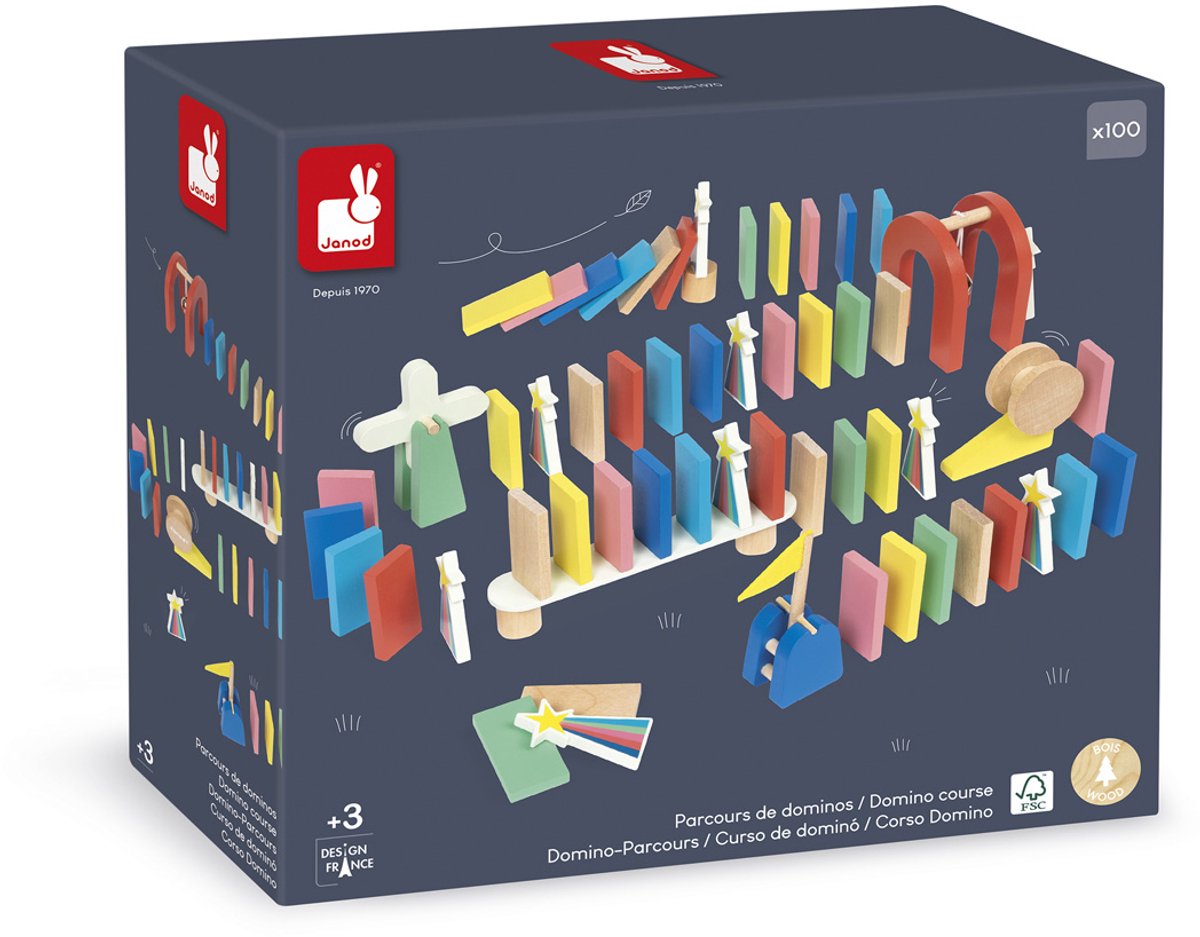 Janod – Apple Pop – Domino-Kurs