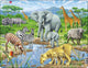 Selecta Larsen Pluzzleetiere - Afrikanische Savannah, 65st.