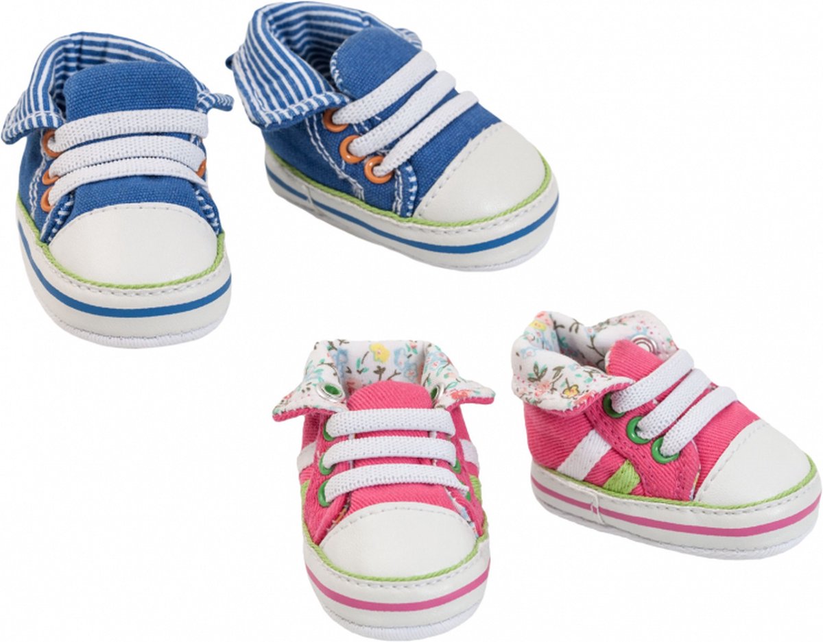 Puppenschuhe Sneaker Blau, 30-34 cm