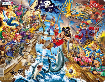 Selecta Larsen Jigsaw Puzzle Der Piratenkampf, 39st.