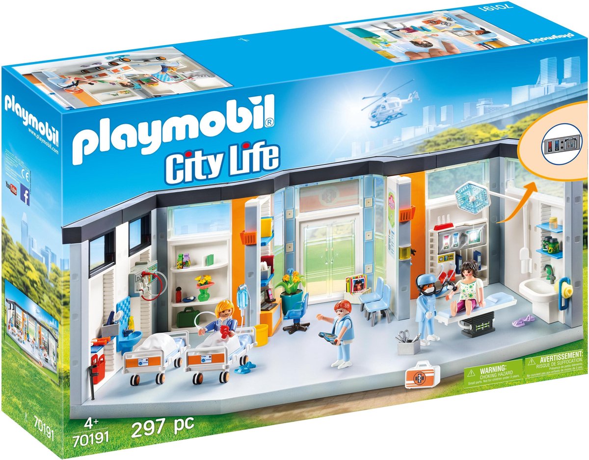 Playmobil City Life Hospital mit Design