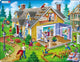 Larsen DIY zu Hause und im Garten – Puzzle – Bildung – Berufe und Leben – Lernpuzzle für Kinder – 62 Teile – hergestellt in Norwegen – extra dicke 2,5 mm Teile – Tablett mit festem Rand