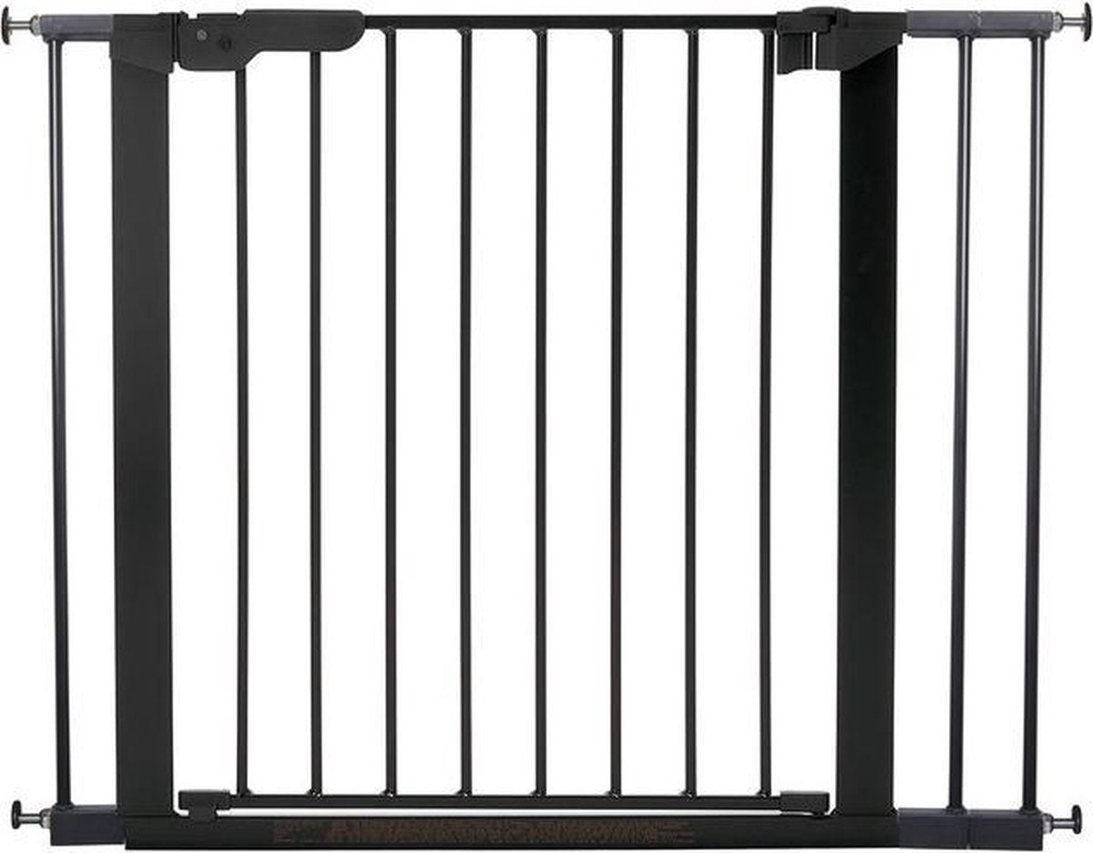 Babydan Premier Treppenschutzgitter ohne Bohren – 92,5 – 99,8 cm – Klemmmontage – Schwarz
