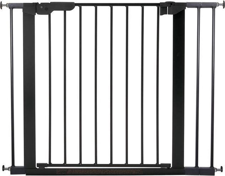Babydan Premier Treppenschutzgitter ohne Bohren – 92,5 – 99,8 cm – Klemmmontage – Schwarz