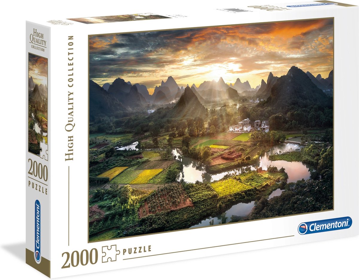 Clementoni – Puzzle – 2000 Teile – China – hochwertige Sammlung – Puzzle für Erwachsene