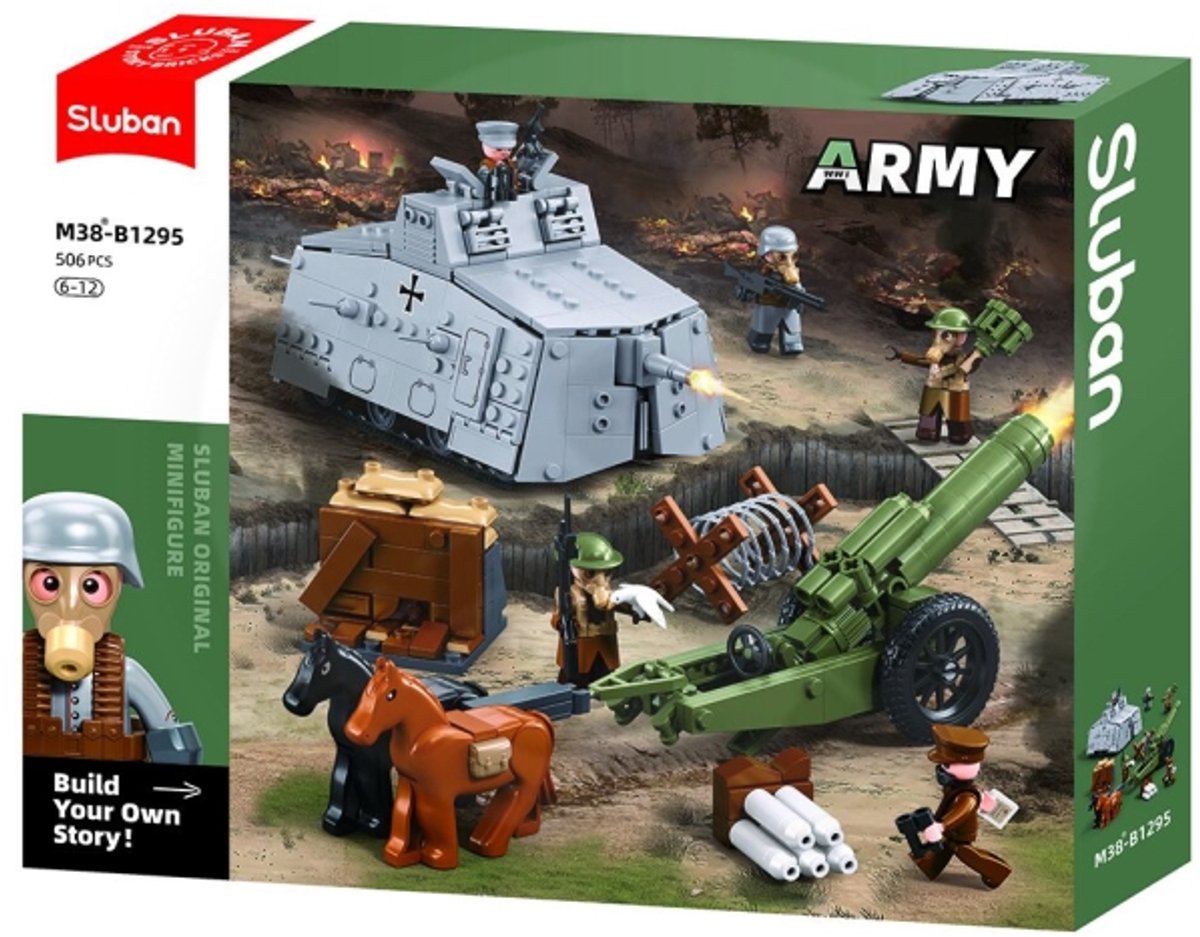 Sluban-Armee greift Panzer 1. Weltkrieg an – 47vs (m38-b1295)