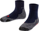 Falke TK2 kurze Anti-Blasen Wandersocken aus dickem Woll-Funktionsmaterial Kinder blau – Größe 35-38