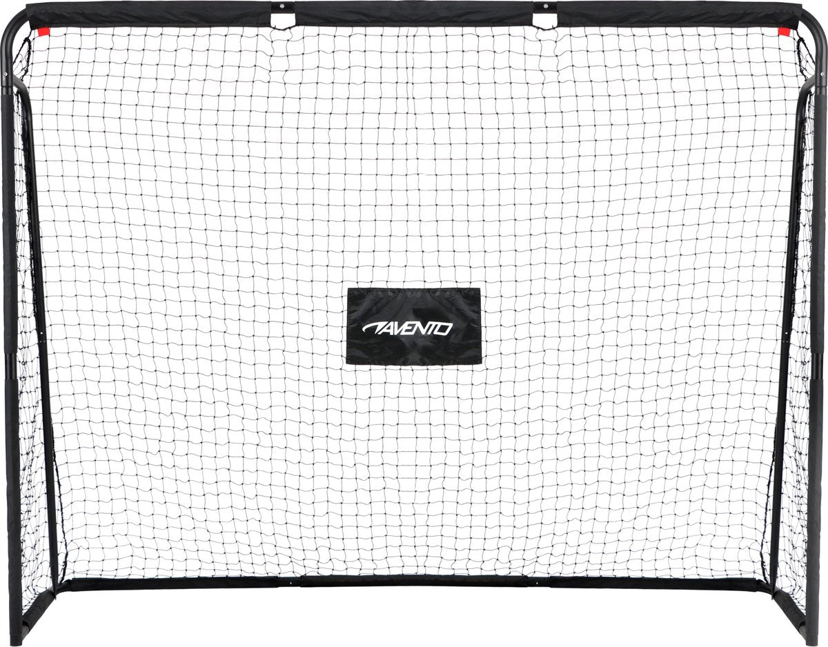 Avento Fußballtor mit Zielscheibe - Stahl - ca. 220 x 76 x 170 cm
