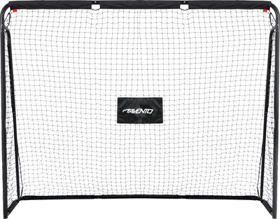 Avento Fußballtor mit Zielscheibe - Stahl - ca. 220 x 76 x 170 cm