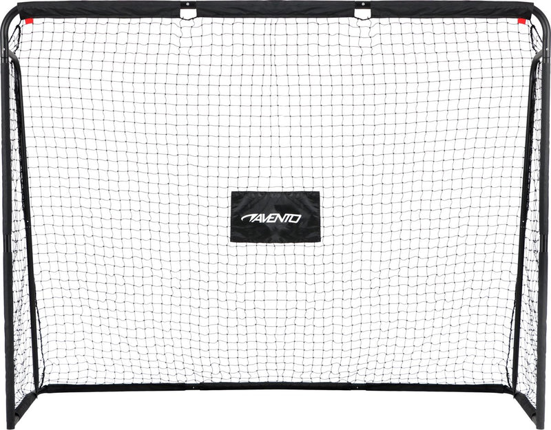 Avento Fußballtor mit Zielscheibe - Stahl - ca. 220 x 76 x 170 cm