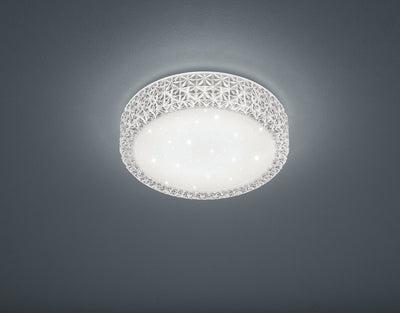 Rl Live Your Light Reality Pegasus Deckenleuchte - weiß - inkl. 1x LED 12w - T: 28 cm - Sterneffekt