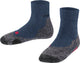Falke TK2 kurze Anti-Blasen Wandersocken aus dickem Woll-Funktionsmaterial Kinder blau – Größe 35-38