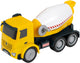 Klein Toys Mercedes Benz Arocs – Betonmischer – innen und außen – gelb – Maßstab 1:24 – Spielzeug