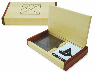 Heiße Spiele Tangram Holzpuzzlespiel Doppeltruhe 60 Beispiele.