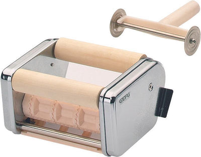 Gefu Pasta Perfetta de Luxe Nudelmaschine – 6 Nudelsorten – inklusive 3 Aufsätzen – Edelstahl