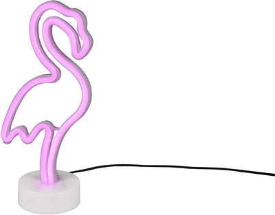 Rl lebe dein Licht Reality Flamingo - Tischleuchte - weiß - inkl. 1x SMD 1,5 W - USB-Anschluss - nicht dimmbar - für Batteriebetrieb geeignet