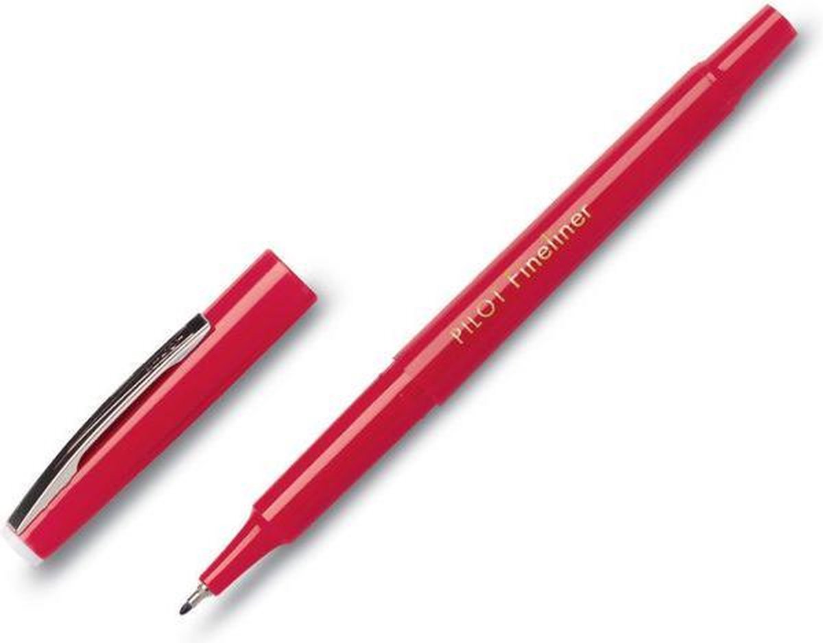 Pilot Fineliner SW-PPF rot 0,4 mm – 12 Stück