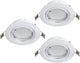 Eglo peneto - Einbaustrahler - LED - ø87mm. - weiß - Set mit 3 Spots - ausrichtbar
