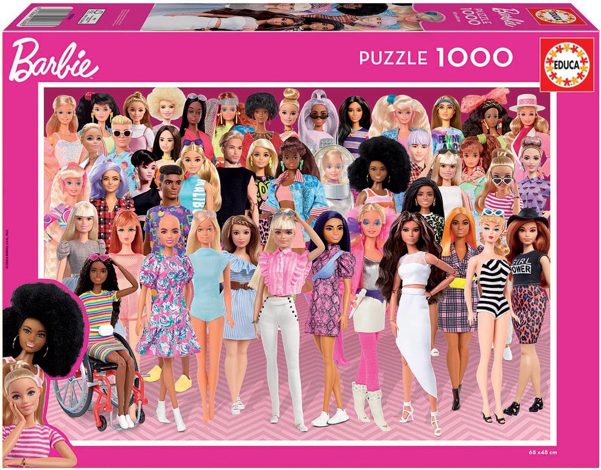 Educa - Puzzle - 1000 Teile - Barbie