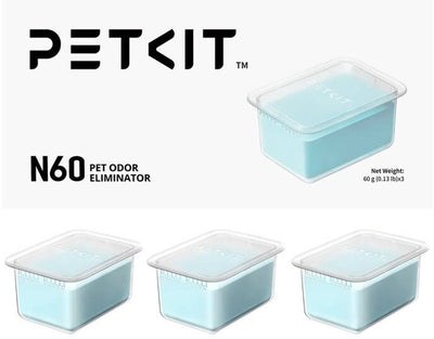 Petkit – Haustiergeruchsentferner N60 – 3 Stück – automatische Katzentoilette Purobot Ultra Purobot Max Pro