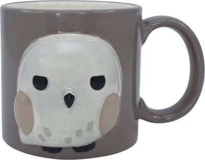 Half Moon Bay Harry Potter – Tasse mit Kawaii-Hedwig-Prägung, 350 ml