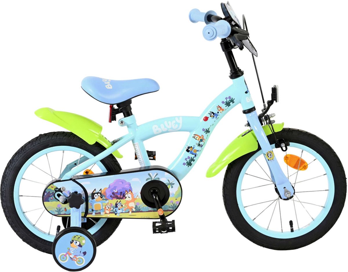 Bluey Kinderfahrrad - 14 Zoll - Hellblau