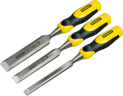 Stanley Handwerkzeuge Meißelset Dynagrip 3-tlg. (12,18,25 mm) – 2-16-883