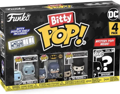 Funko Bitty Pop! - Mr. Freeze, Batman, der Pinguin Mystery Pop! von DC Batman