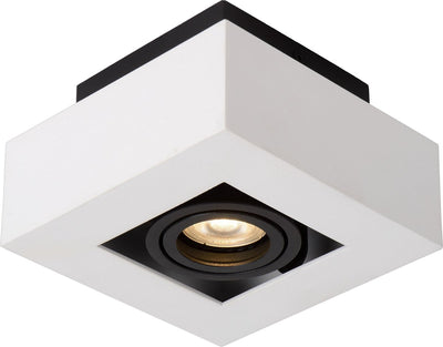 Lucide xirax – Deckenstrahler (Deckenleuchte) – LED dimmbar bis warm – GU10 – 1 x 5 W, 2200 K, 3000 K, Weiß