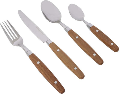 Gimex Nature Line Besteck - Holz - 16-teilig