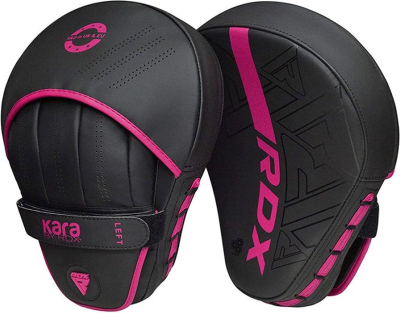 Rdx Sports F6 Kara Fokushandschuhe – Schlagpolster – Boxpolster – Fokuspolster – Rosa – Set