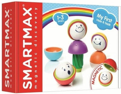 Smartmax My First Hide Seek – Magnetisches Sinnesspielzeug – Stapelset mit verrückten Gesichtern – Lernspielzeug für Kleinkinder – ab 1 Jahr