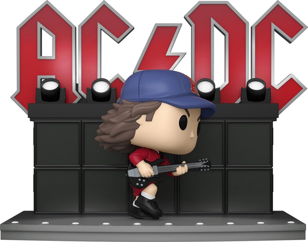 Funko AC DC Angus Young rockt! (Pop! Moment) Vinylfigur 415 Pop! mehrfarbig