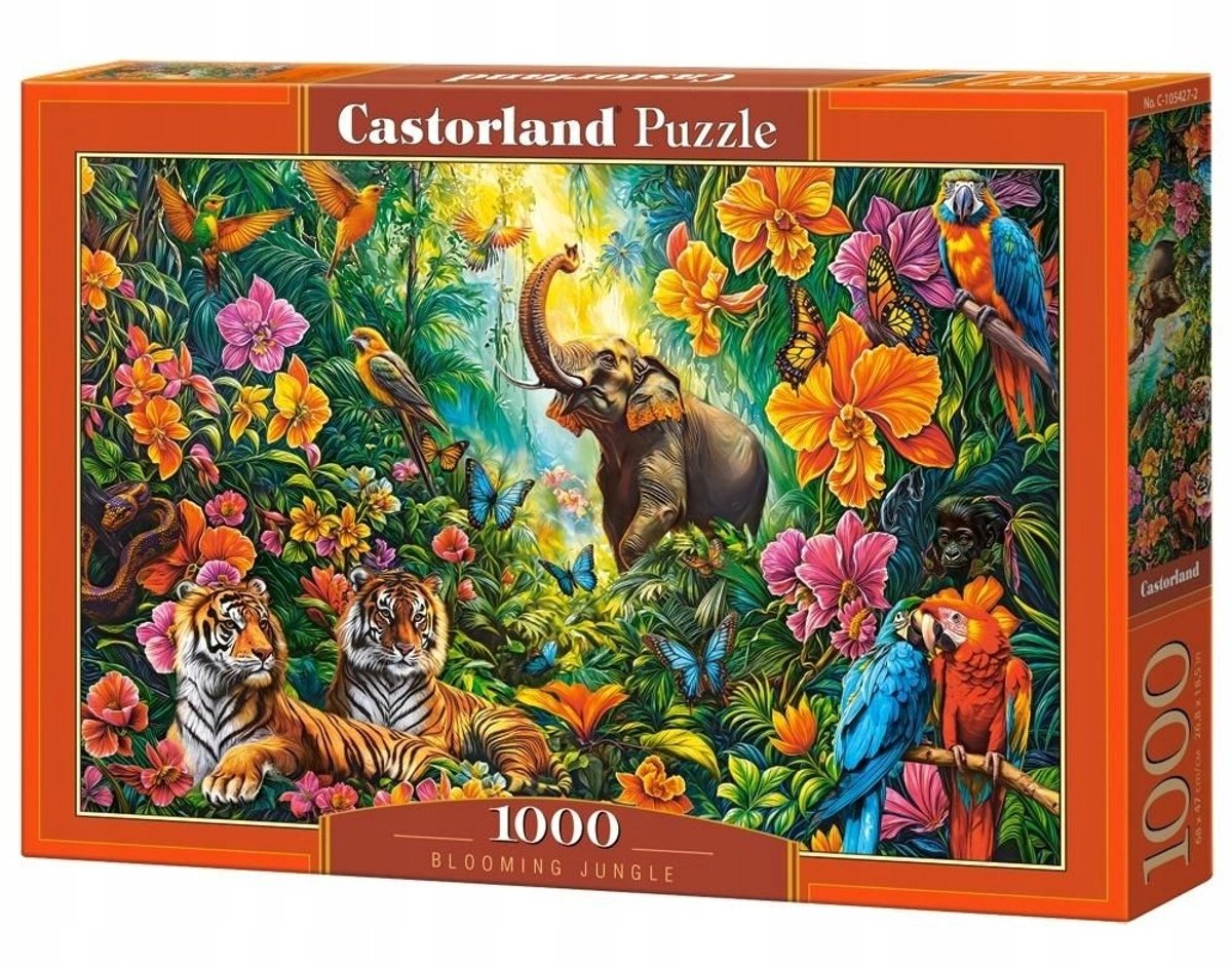 Castorland-Puzzle 1000 Elemente: Blühender Dschungel