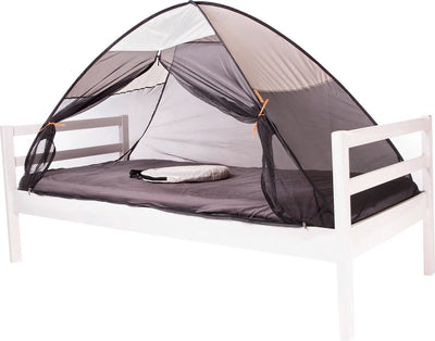 Deryan Bettzelt Pop-up-Moskitonetz – 200 x 90 cm – Moskitonetz höchster Qualität, Moskitonetz 1 mm Maschenweite – Creme
