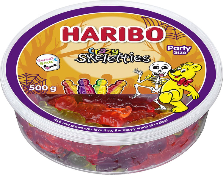 Haribo verrückte Skelette – Bonbons in Fruchtgeschmack – Silo von 500 g