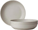 Mepal tiefer Teller Silueta - 4 Stück - Speiseteller - Nordic White