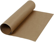 Kunstlederpapier dunkelbraun, 1mtr. - afbeelding 1
