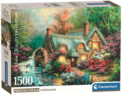 Clementoni – Puzzle – 1500 Teile – Haus im Wald – Puzzle für Erwachsene – hochwertige Sammlung