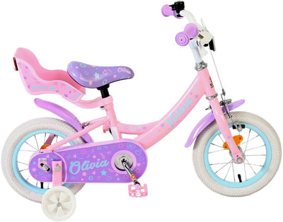 Volare Olivia Kinderfahrrad – Mädchen – 12 Zoll – Rosa