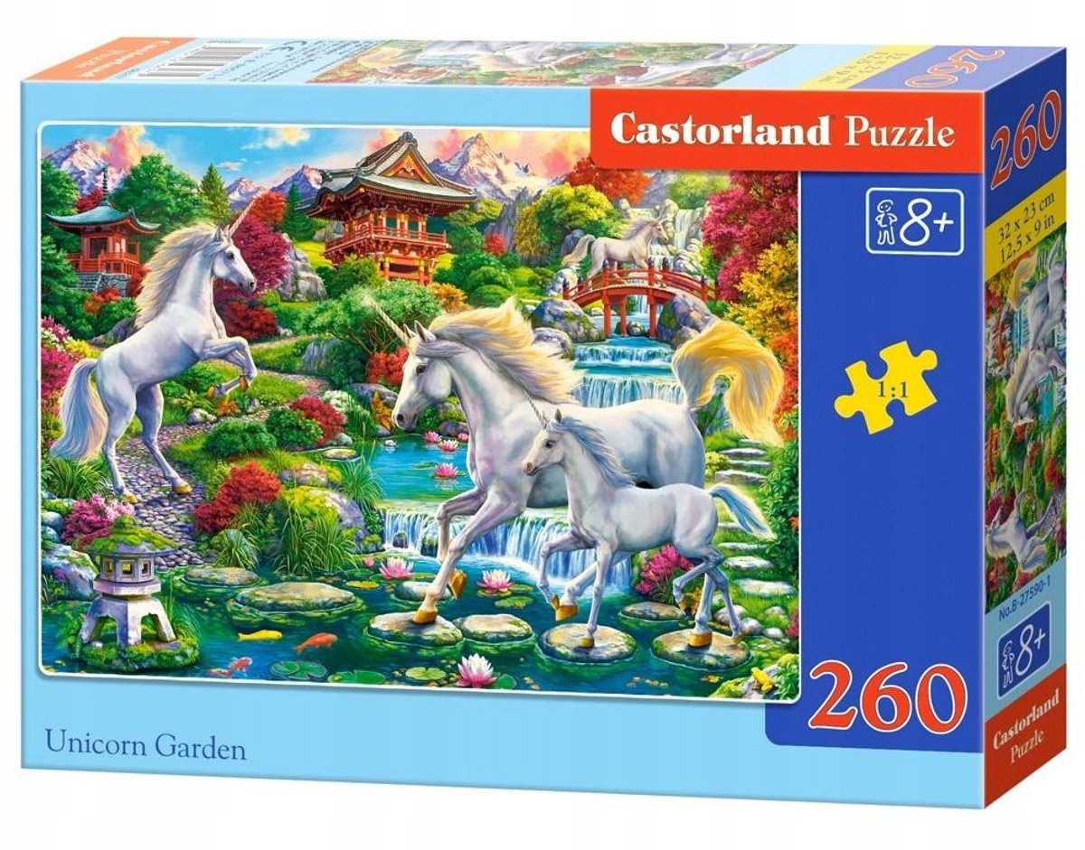 Castorland Einhorn-Gartenpuzzle 260 Teile