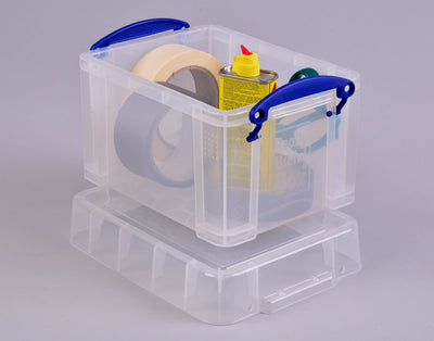 CD-Box, wirklich praktische Box aus Kunststoff, 245 x 180 x 160 mm, Deckel